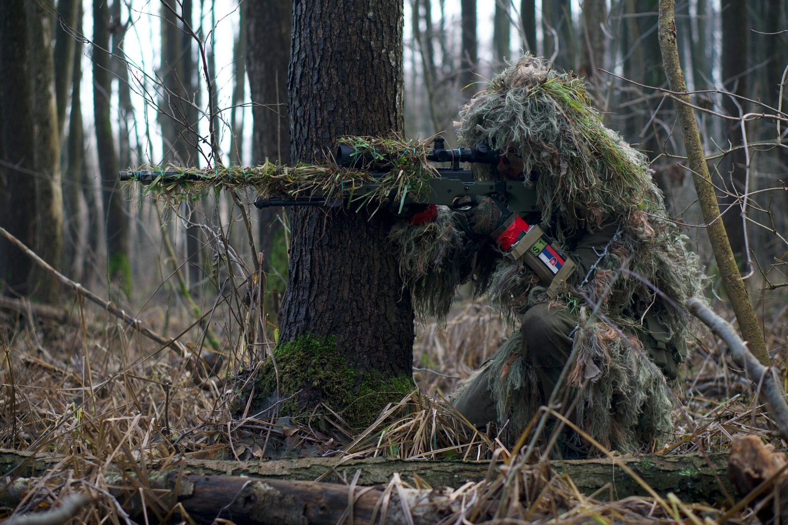 Indian Army in ghile suit